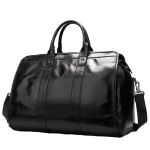 Sacs de voyage sportifs en cuir de qualité supérieure avec logo personnalisé, prix d'usine, sacs de voyage en cuir de couleur unie pour l'extérieur - Product Image 4