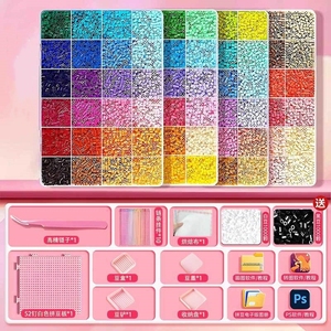 Cuentas Perler <span class=keywords><strong>Hama</strong></span> de 2.6mm, 2000 Piezas/Bolsa, Cuentas de Plástico Educativas para Manualidades, Juguetes Coloridos con Spray de Agua, Cuentas Fusibles para Niños - Product Image 4