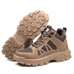 Dd sapatos de segurança industrial para soldador, sapatos masculinos de couro para soldar, peso leve, trabalho manual s3