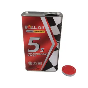 Engine Oil Packaging Rectangular 1L Metal Cans for Auto/Car/Motor Lubricants/Adhesive