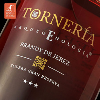 Brandy Español TORNERIA GRAN RESERVA, Hecho en España, 20 Años de Añejamiento, Edición Limitada, 700ml