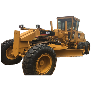 Motoniveladora Caterpillar 120H usada, máquina original de EE. UU., bien mantenida, para nivelación de carreteras y terrenos agrícolas. - Product Image 1