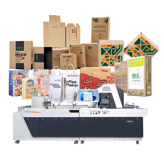 High Speed One Pass Printer for Corrugated Carton Box Digital Packaging Printing Machine Inkjet Single Pass Printer