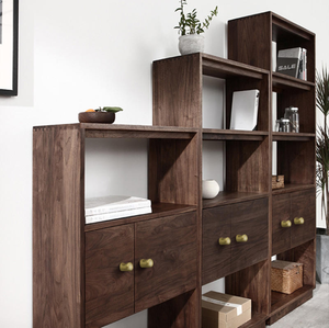 Aluminium Aloi Modern lubang tunggal kabinet tombol logam pegangan pintu untuk dapur kamar tidur makan furnitur dan laci lemari - Product Image 3