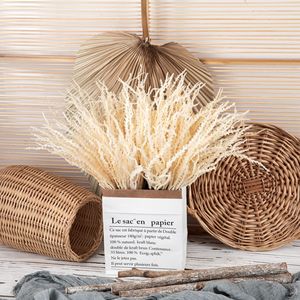CallaFloral - Ramo de Césped Artificial Blanco, Marrón y Beige, Decoración de Interiores, Manualidades para Bodas, Estilo INS YC1085 - Product Image 1