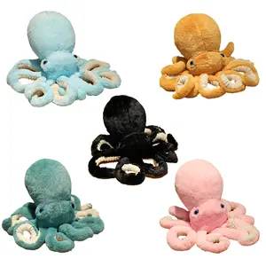 OEM ODM Manufacturer Customizable Octopus Stuffed Animal Gift Comforter Toy Sea Life Plush Toy