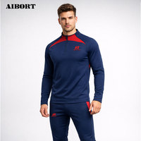 Survêtements de football personnalisés pour l'échauffement des équipes, avec maille respirante, maintien dynamique, maintien de la forme, confort et température équilibrée