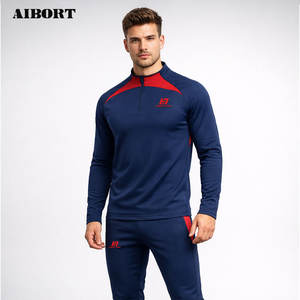 Survêtements de football personnalisés <span class=keywords><strong>pour</strong></span> l'échauffement des équipes, avec maille respirante, maintien dynamique, maintien de la forme, confort et température équilibrée - Product Image 1