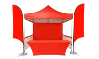 Tonnelle Commerciale Pliante Extérieure 10x10 Personnalisable avec Logo Pop-up pour Événements, Mariages, Expositions – Tente de Réception