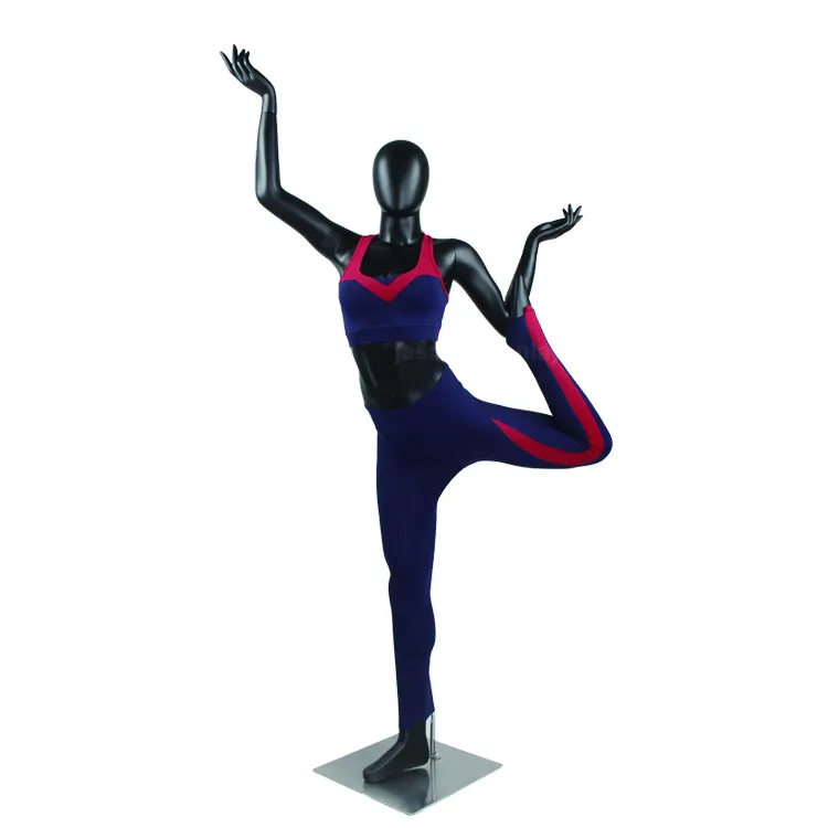 Nieuwe Originele Hele Vrouw Full-Body Yoga Pose Kleding Display Vrouwelijke Sport Mannequin Uit China
