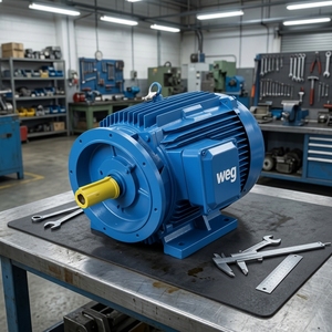 Moteur asynchrone triphasé WEG à efficacité standard, étanche et anti-poussière, 340 CV, 380 CV, 430 CV, 450 CV, 500 CV, IE2 - Product Image 2