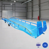 Mobile Laderampe Verstellbare Hydraulische Rutschfeste Entladerampe für Kleine Lagerhallen Tragbare Rampe für Containerbeladung