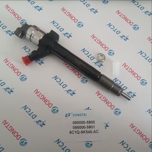 Inyector de Combustible Common Rail <span class=keywords><strong>Denso</strong></span> 095000-5800 095000-5801 <span class=keywords><strong>6C1Q</strong></span>-<span class=keywords><strong>9K546</strong></span>-<span class=keywords><strong>AC</strong></span> para Motor Ford Transit 2.2L - Product Image 2