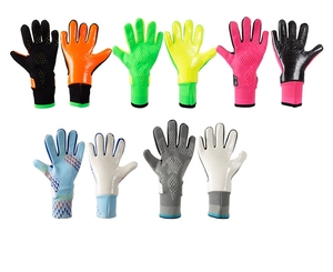 Guantes <span class=keywords><strong>de</strong></span> Fútbol Transpirables con Soporte para Muñeca, Palma <span class=keywords><strong>de</strong></span> Látex, Marca Privada, MOQ Bajo para Tiendas y Uso en Equipos - Product Image 2