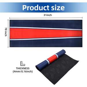 Tapis de moto MD-R977 78 x 31 pouces, imperméable, antidérapant, robuste, protection du sol de garage pour usage intérieur, garantie 1 an - Product Image 6