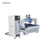 Máquina CNC para Tallado y Fresado de Madera TSW1325 ATC, Precio de Fábrica, Mesa de Trabajo de 1300x2500mm, Motor de Husillo de 7.5kW, 380V, 1 Año de Garantía