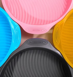 8inch Silicone hình tròn bánh Chảo Silicone vòng bánh khuôn cho lớp bánh pho mát bánh cầu vồng bánh và đế lót ly nhựa - Product Image 5