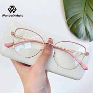 <span class=keywords><strong>2025</strong></span> phong cách mới Ladies khung quang Cat Eye Glasses <span class=keywords><strong>Frames</strong></span> đối với phụ nữ chống ánh sáng màu xanh Kính mắt <span class=keywords><strong>Frames</strong></span> - Product Image 1