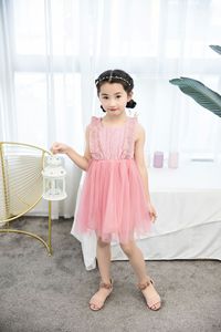 เดรสเดินชายหาดลูกไม้สี<span class=keywords><strong>ขาว</strong></span>ลำลองสำหรับเด็กผู้หญิงเสื้อผ้าแฟชั่นฤดูร้อนสำหรับเด็กผู้หญิง - Product Image 6