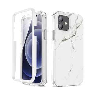 Uslion — protecteur d'écran pour <span class=keywords><strong>iPhone</strong></span> <span class=keywords><strong>12</strong></span> <span class=keywords><strong>mini</strong></span>, étui en marbre brillant pour <span class=keywords><strong>iPhone</strong></span> <span class=keywords><strong>12</strong></span> Pro Max, nouvel arrivage 2021 - Product Image 4