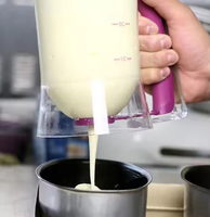 Nouvel outil de pâtisserie pour cupcakes, crêpes, biscuits, gâteaux, muffins, gaufres, distributeur de pâte, séparateur de crème, tasse à mesurer