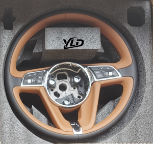 Accesorios Interiores para Automóviles YLD, Volante para Bentley <span class=keywords><strong>Continental</strong></span> GT Flying Spur 04-17, Actualización 2022, Volante de Cuero - Product Image 2