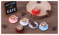 Enfants enfant jouer 3D objets miniatures jouets kawaii maison de poupée grains de café tasse tasse bouteille petite assiette minis résine boissons américaines