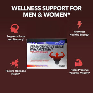 WXW Amélioration masculine à action rapide Bonbons à la menthe Pilules pour adultes dans une boîte en papier énergétique Emballage de bonbons pour l'énergie et l'agrandissement - Product Image 4