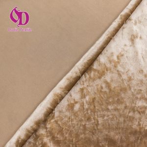 Tessuto retrò Shinny di velluto schiacciato 95% poliestere 5% Spandex morbido a mano sensazione di semplice velluto di ghiaccio <span class=keywords><strong>Maxi</strong></span> gonne tende di velluto - Product Image 4