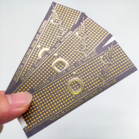 Maßgefertigtes 3D-Geprägtes Goldfolien-Strukturpapier Zigarrenetikett für Premium Dominikanische Handgemachte Zigarrenband-Verpackung