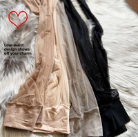 Collants en nylon soyeux légers et respirants, sans couture, en forme de U, avec entrejambe en forme de trésor, fins, sexy, transparents aux orteils, en forme de pied