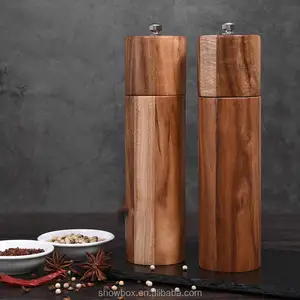 Sale Factory Direct Sales Wooden Salt Pepper Grinder Wood Salt Pepper Mill Bamboo Wooden Pepper Grinder