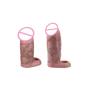 Sxxxxxy 13.3 सेमी/15.3 सेमी दो आकार की खुली डिजाइन यथार्थवादी लिंग पुरुषों के लिए - Product Image 1