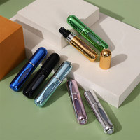 Vente en gros Parfum Vaporisateur 5ML Remplissage Portable Recyclable Parfum Bouteille Remplissage Multi Couleurs Logo Privé Vaporisateur