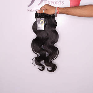 ผู้จำหน่ายผมมนุษย์คุณภาพสูงจากวัดในอินเดีย ผมมนุษย์แบบ Body Wave แบบเป็นมัด ผมมนุษย์แบบตรงและแบบหยิกจากวัดในอินเดีย - Product Image 1