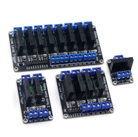 Module de relais à semi-conducteurs à déclenchement basse tension 1/2/4/8 canaux 5V/12V/24V AC 240V 2A