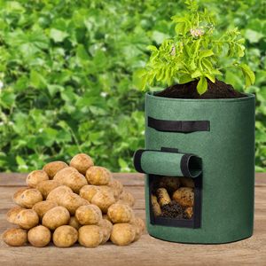 Sacs de culture en feutre pour pommes de terre, pots de culture de 10 gallons, sacs de culture pour plantes de jardin, conteneurs de plantation pour pépinière, légumes et fleurs - Product Image 6