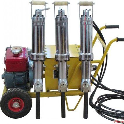 Diesel Pump Station Hydraulic Wedge Rock Splitter Mining Machinery and Parts