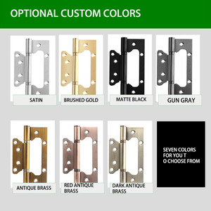 201 304 acciaio inox 2 cuscinetti a sfere a filo porta cerniera di 180 gradi a farfalla cerniera <span class=keywords><strong>per</strong></span> legno camera da letto scuola ospedale - Product Image 2