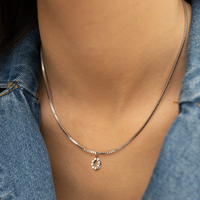 Collier EManco en acier inoxydable, chaîne à maillons, incrustation de perles, pendentif lettre anglaise, tendance minimaliste, bijoux de mode quotidiens