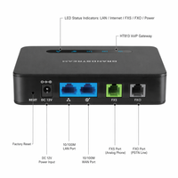 Grandstream HT813 1 FXS 1 FXO Gateway VoIP Adaptador Telefónico Analógico ATA Voz HD SIP PSTN Failover Transferencia de Llamadas