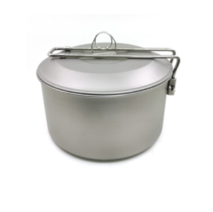 Sartén y Hervidor de Agua para Acampar al Aire Libre, 0.6L, Olla con Tapa de 1.8L, Juego de 3 Piezas - Product Image 5