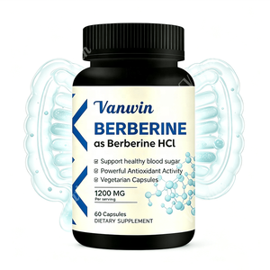 RTS Berberine HCl 1200mg Capsules végétales pour un métabolisme sain et le soutien du glucose, végétalien, <span class=keywords><strong>sans</strong></span> OGM, certifié GMP, 60 unités - Product Image 1