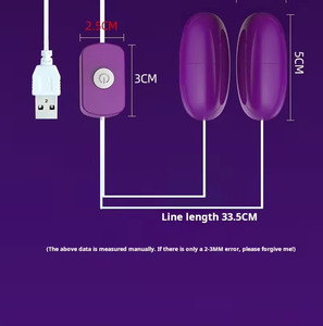 Vibrador de silicona morado, doble vibración, Plug and Play, coqueto, potente, producto sexual para adultos - Product Image 4