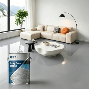 Peinture époxy liquide pour sols, revêtement pour maison et bateau, application facile au pinceau, imperméable, antidérapant, forte résistance à la charge, rénovation intérieure/extérieure - Product Image 2