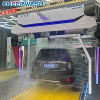 Plan de conception du système de lavage de voitures entièrement automatisé sans contact à 360 degrés