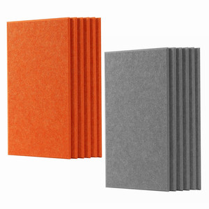 Panneaux acoustiques muraux ignifuges de 12 mm, insonorisation écologique, réduction du bruit de 80 %, design moderne, chambre à coucher, appartement, hôtel - Product Image 5