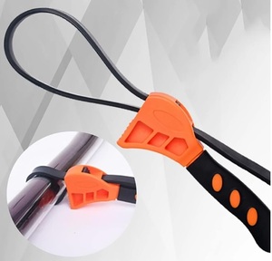 Universal Rubber Belt Wrench 6'' 8'' Plastic <strong>Adjustable</strong> Can Opener Multi-purpose Automotive Oil Filter <strong>Spanner</strong> Wrench - Product Image 1