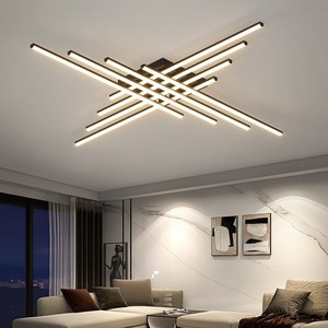 Plafonnier LED Linéaire Moderne Nouveau <span class=keywords><strong>Design</strong></span> à Intensité Variable pour Décoration Intérieure - Product Image 3