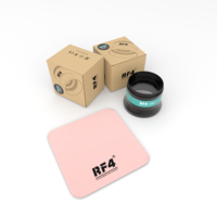 RF4 0.48X Camera Barlow Lens for Stereo Microscope Auxiliary Objective Achromatic Lens Magnifier